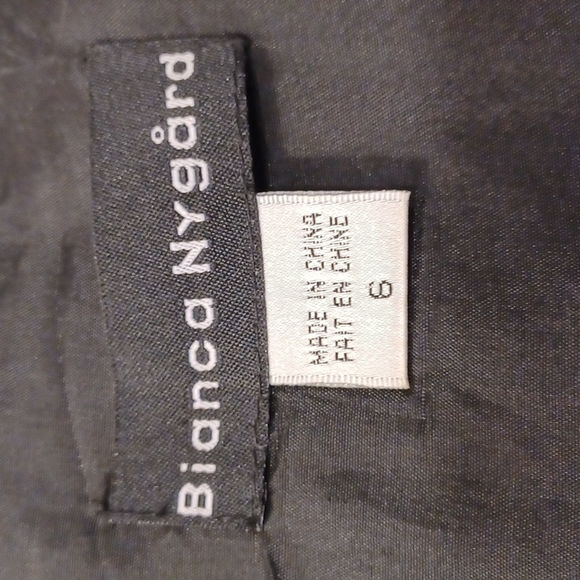 Bianca Nygard Gingham Check Lightweight Trench Coat- Sz. 6 - Picture 9 of 12